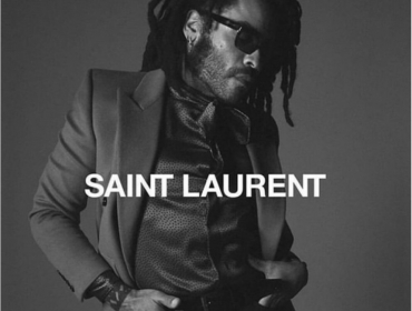 Пополнил ряды модных красавцев: Ленни Кравиц стал лицом Saint Laurent