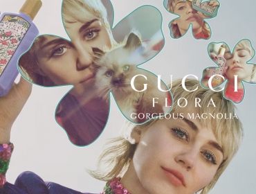 Gucci Beauty обирає Miley Cyrus обличчям свого нового аромату "Flora Gorgeous Magnolia"