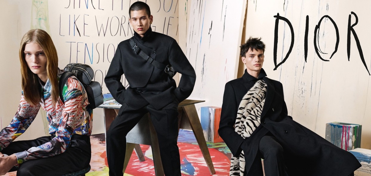 Мужская кампания Dior FW19 отдает дань художественным пристрастиям основателя бренда