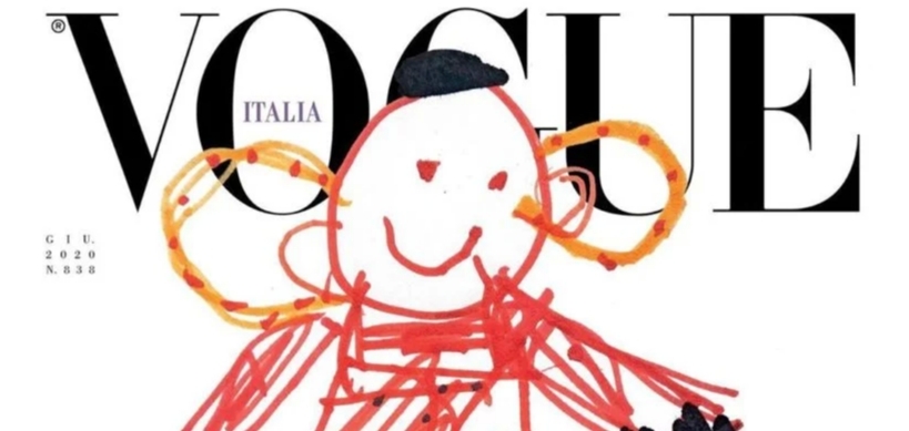 «Наш новый мир»: Дети нарисовали обложки Vogue Italia и это очень мило