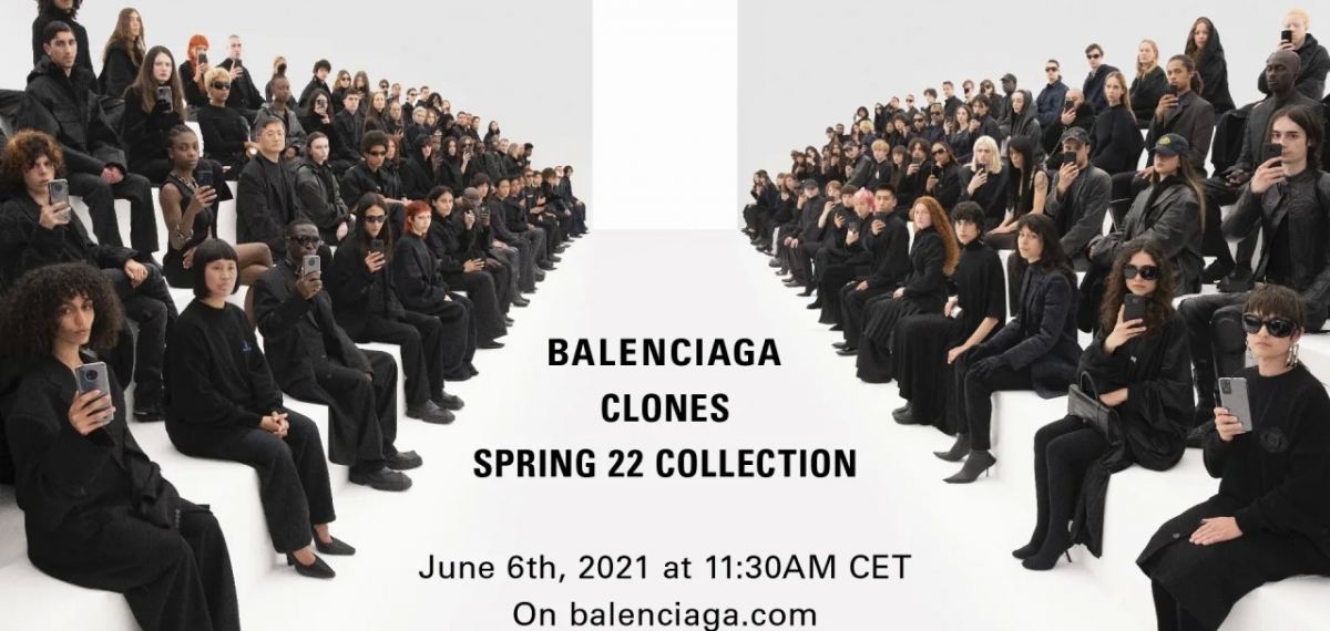 44 клона на эффектном показе Balenciaga Spring 2022
