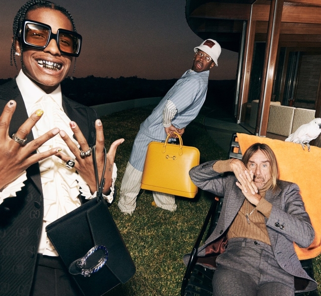 A$AP Rocky, Tyler, The Creator и Игги Попа стали лицами кампании Gucci. Она о странной элегантности