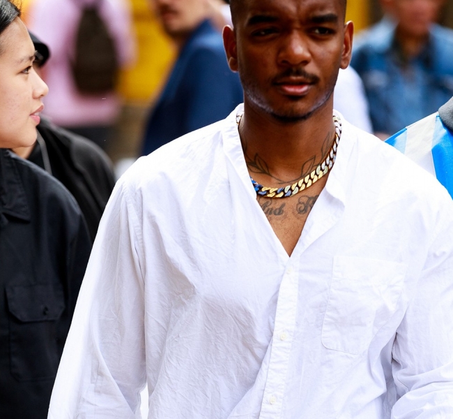 Летние куртки и дерзкие луки: London Fashion Week: Men's SS20 Streetstyle