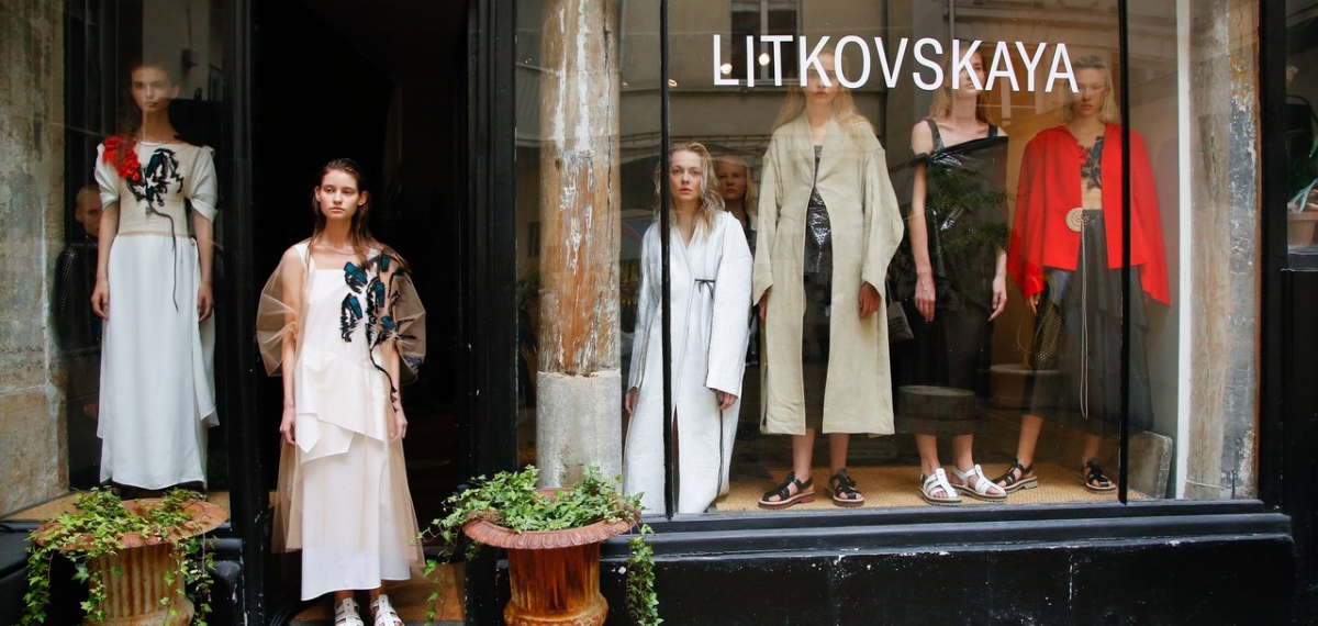 Показ новой коллекции LITKOVSKAYA весна-лето 2018 в Париже