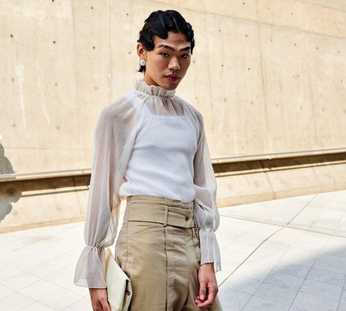 Практичность и андрогинность: Модные образы гостей показов Seoul Fashion Week SS20