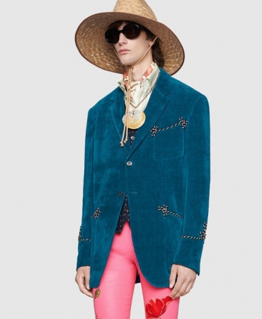 Мальчики и цветы: Смелые мужские образы коллекции Gucci Cruise 2019