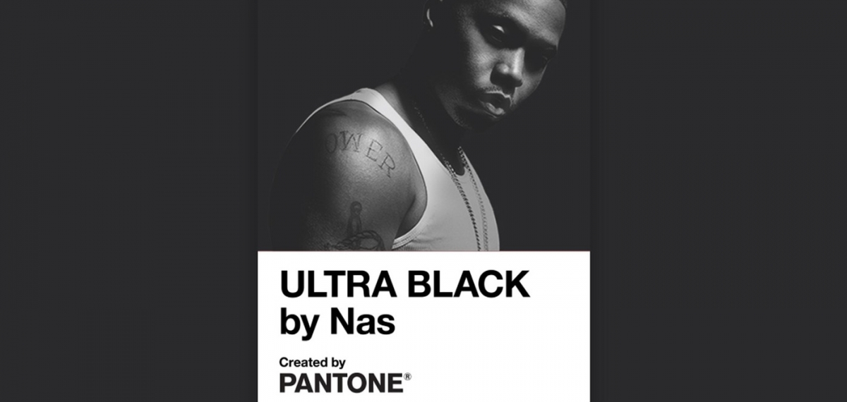 «Ультра чёрный»: Институт цвета Pantone представляет новый оттенок совместно с рэпером Nas