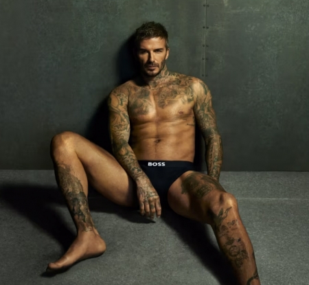 David Beckham у новій кампанії BOSS: мінімум одягу, максимум стилю