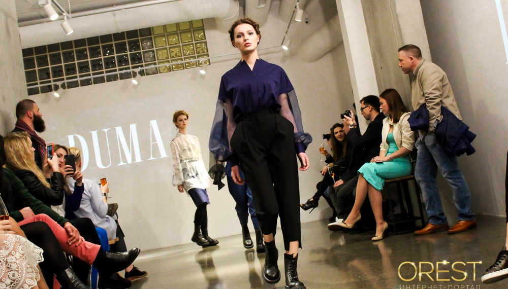 Показ дебютной коллекции нового украинского бренда DUMA