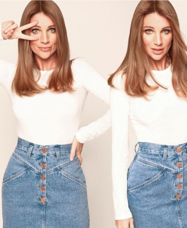 Дерзкая и нежная Катя Сильченко стала лицом капсульной коллекции theCOATdenim. И похвасталась новой прической!