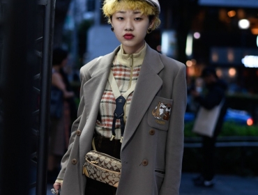 Безумие и уникальность в образах гостей Недели Моды в Токио