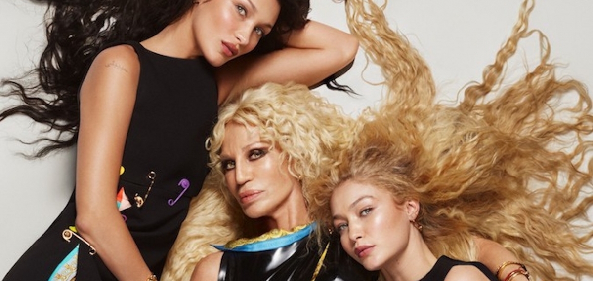 Белла и Джиджи Хадид снялись обнаженными для рекламной кампании Versace