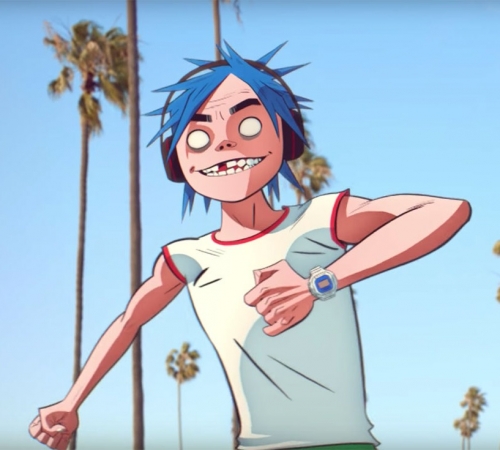 Коллаборация Gorillaz х G-Shock в анимационной вселенной