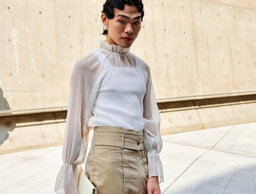 Практичность и андрогинность: Модные образы гостей показов Seoul Fashion Week SS20