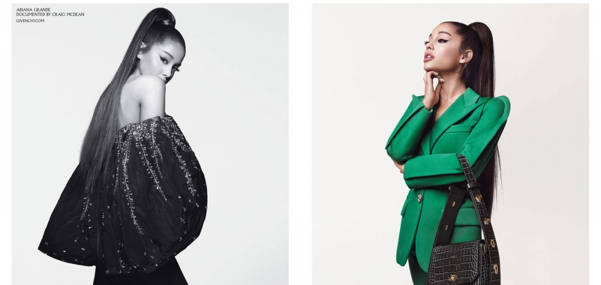 Новое лицо: Первая кампания Givenchy с участием Арианы Гранде