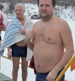 Віктор Бронюк : «На Водохрещення купаюся вже п’ятий рік поспіль» (фото)