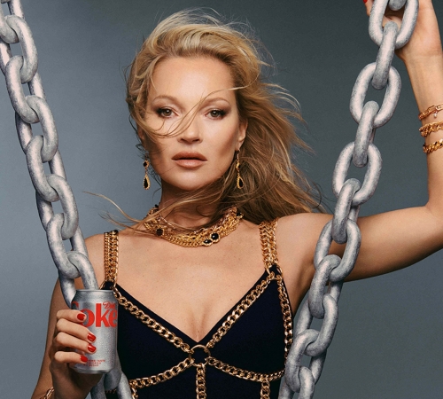 Kate Moss здійснила подорож у 90-ті рекламної кампанії Diet Coca-Cola
