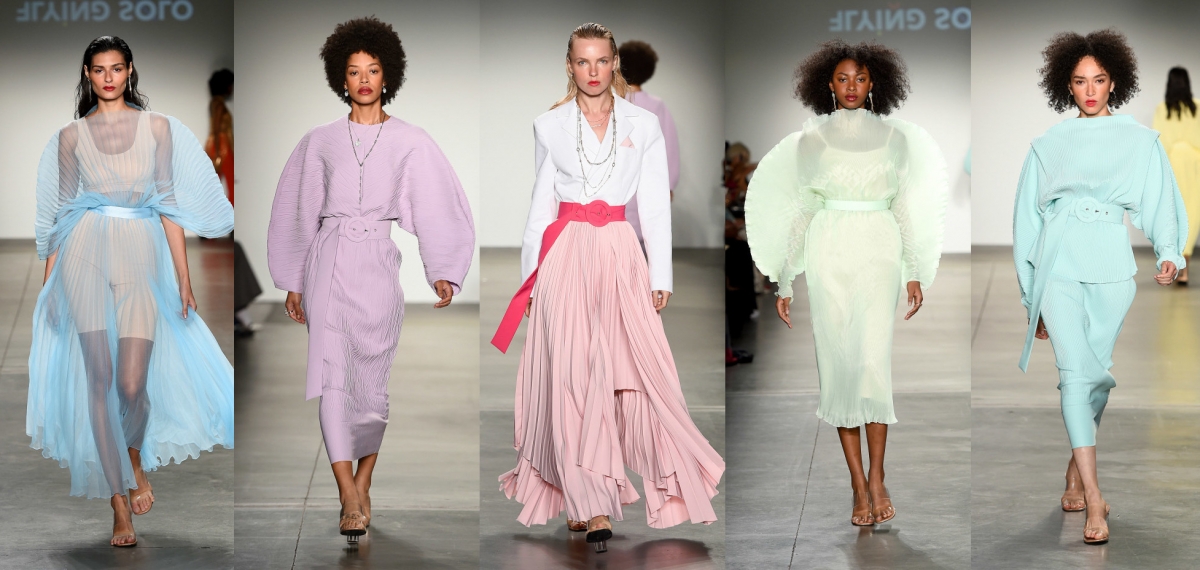 MOTION PLEATS: J'AMEMME представил новую коллекцию на неделях моды в Нью-Йорке и Париже