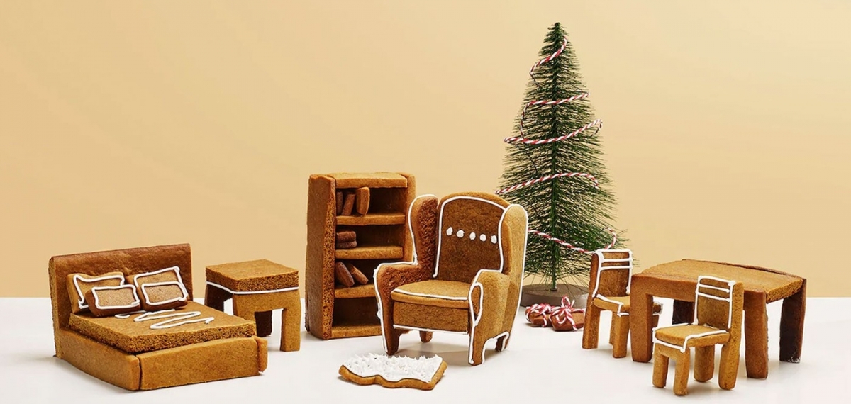 IKEA предлагают собрать мини-мебель из пряничков