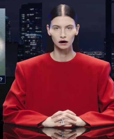 Телевизионный выпуск стильных новостей: Balenciaga представили неожиданный кампейн