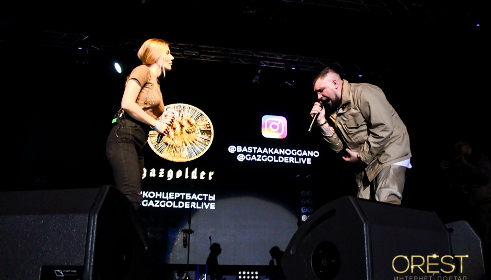 Баста и Алёна Омаргалиева поднялись над землей на киевском концерте рэпера!