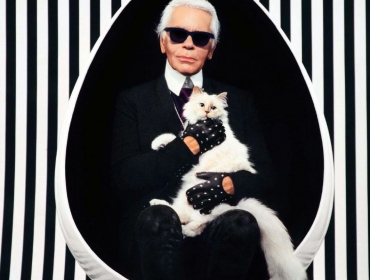 Истории любви известных дизайнеров: Карл Лагерфельд и его возлюбленная кошка Шупетт
