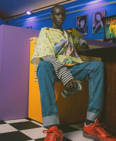 Яскраві принти підкреслюють співпрацю Balmain із Stranger Things у стилі 80-х років