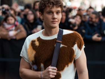 Hunter Doohan and other bright guests at the Fendi A/W 2023 show
