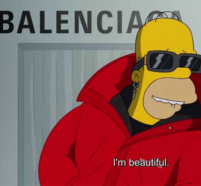 Гениально! Balenciaga представили коллекцию в «Симпсонах» и покорили Парижскую неделю моды