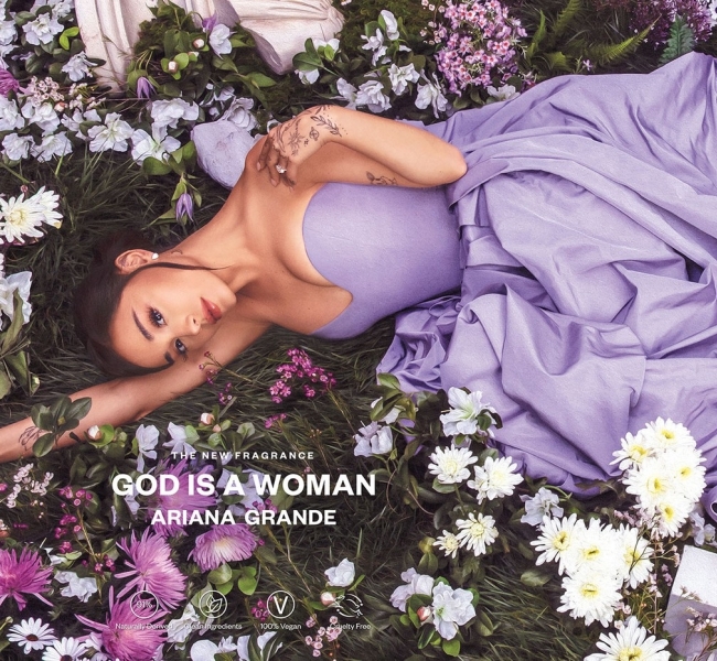 «Бог — женщина»: Ариана Гранде представила собственный аромат