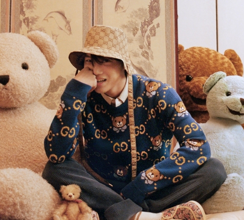 Звезда K-Pop и милые плюшевые мишки в новом кампейне Gucci