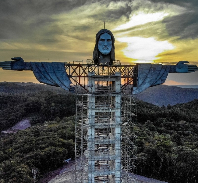 В Бразилии строят новую статую Иисуса выше, чем в Рио