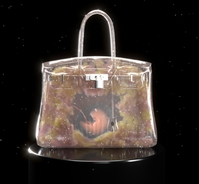 Сумка Hermès Birkin стала виртуальным искусством NFT и продается за 6000$