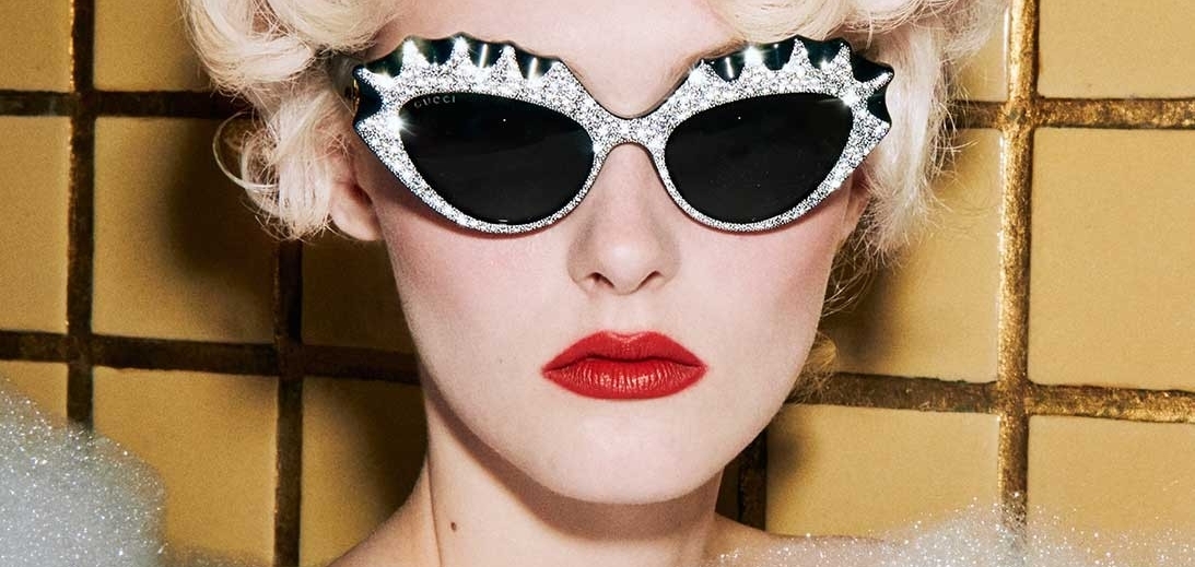 Gucci представляет коллекцию гламурных очков, посвященных старому Голливуду