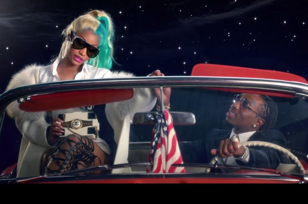 Nicki Minaj и рэпер Quavo в новом видео 