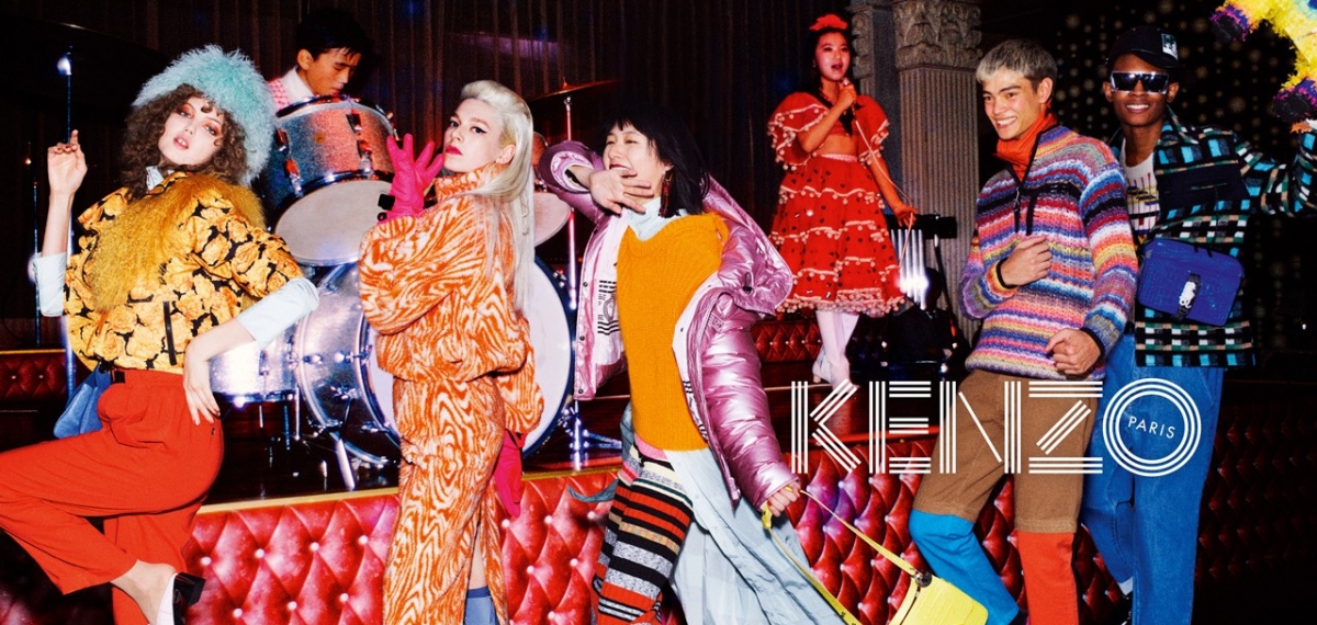 Новое дыхание бренда KENZO в серии винтажных открыток кампании FW19