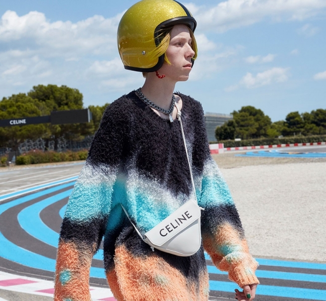 Треугольная сумка CELINE HOMME - новый товар в списке желаний трендсеттеров