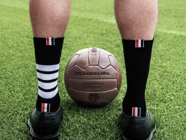 Футбол со вкусом: Новая форма FC BARCELONA от Thom Browne