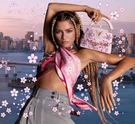 Zendaya Stars in Louis Vuitton x Murakami’s Sakura-Inspired Collection