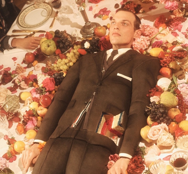 Звери-людоеды на жуткой вечеринке в кампейне новой коллекции Thom Browne FW20