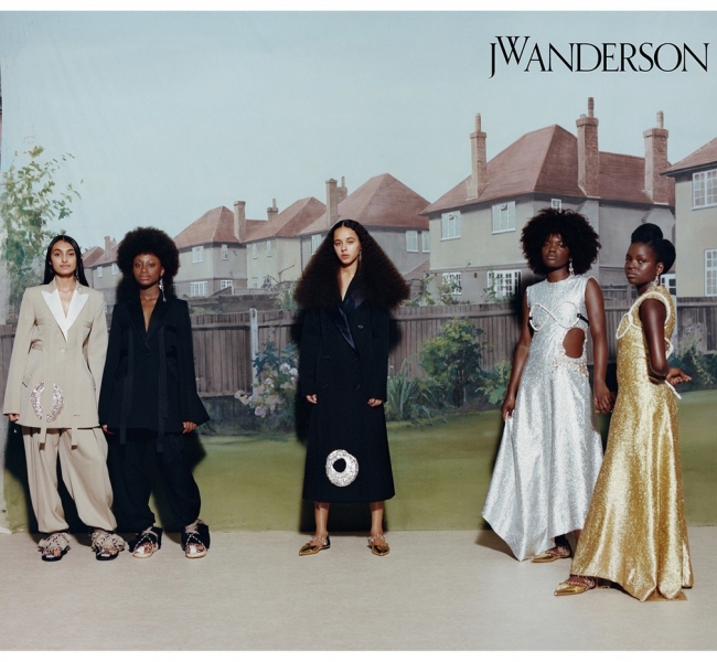Счастливая британская молодость в игривом кампейне JW Anderson SS20